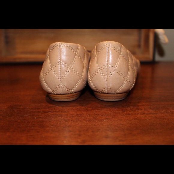 Tory Burch Claremont Quilted Leather Cap Toe Flats - Picture 5 of 6